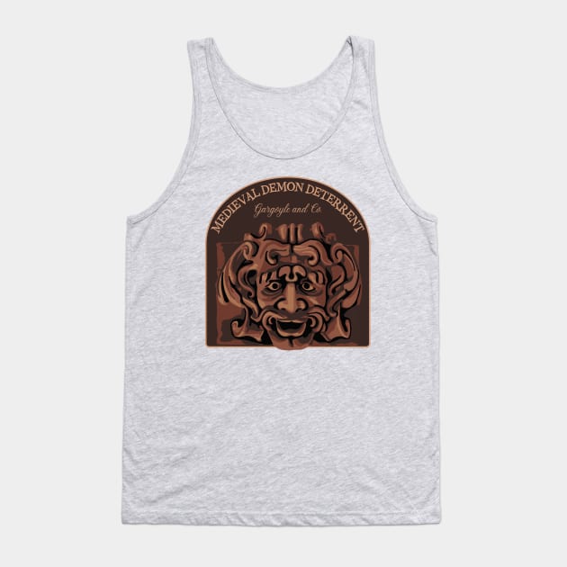 Gargoyle and Co. Medieval Demon Deterrent Tank Top by Slightly Unhinged